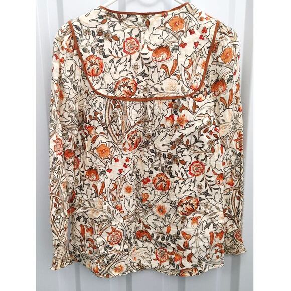 Matilda Jane Womens Top Blouse Heart to Heart Meadow Brook Floral Small - Picture 5 of 5